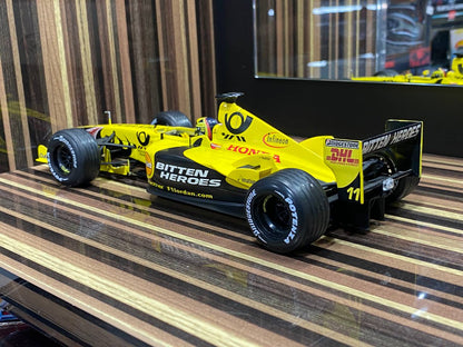 1/18 Jordan EJ11 Heinz-Harald Frentzen Formula 1 Yellow byHot Wheels