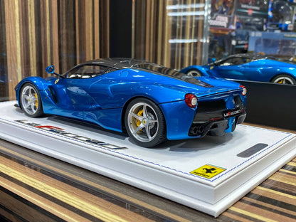 1/18 Diecast Ferrari LaFerrari Blue BBR Scale Model Car