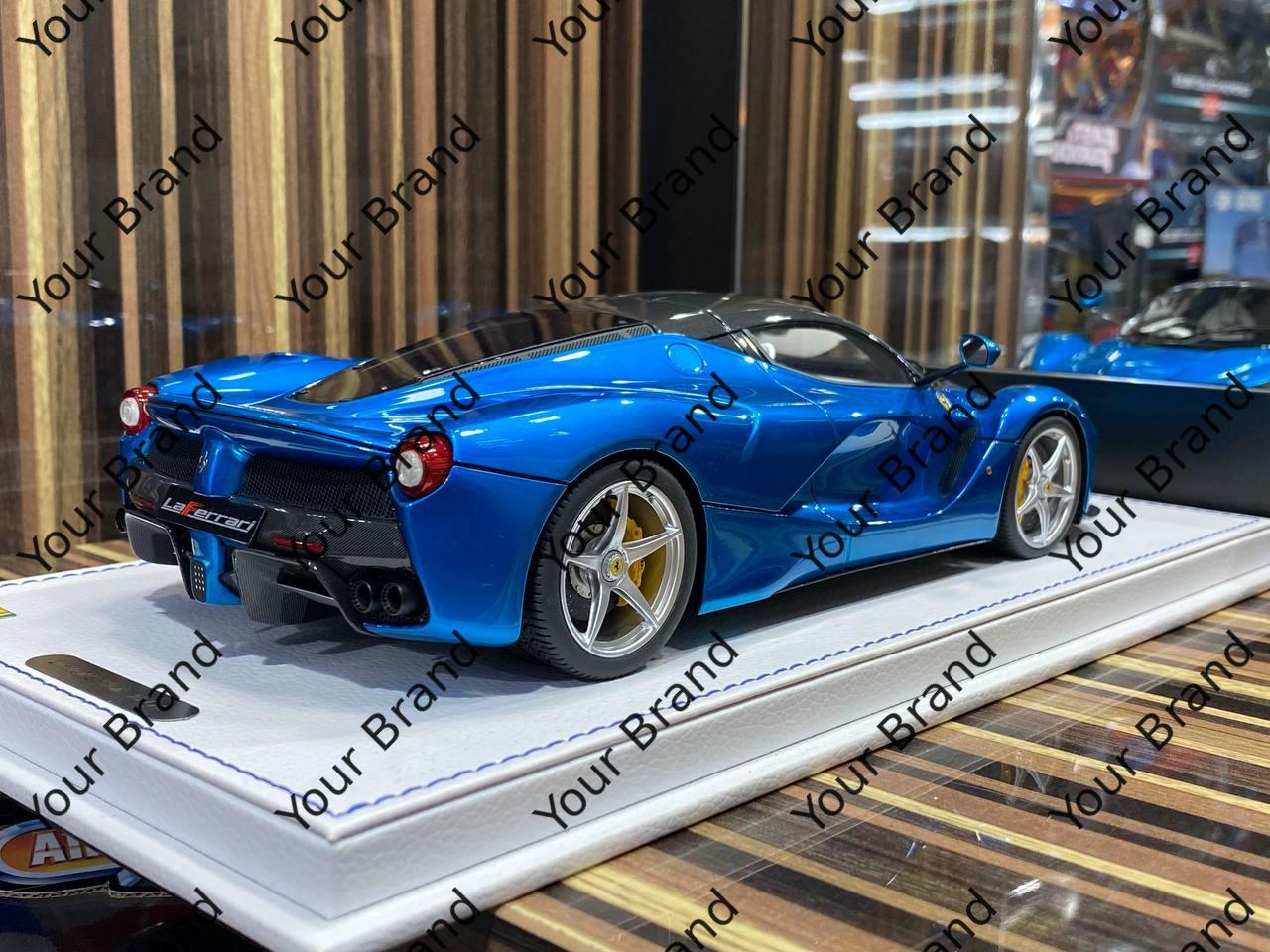 1/18 Diecast Ferrari LaFerrari Blue BBR Scale Model Car