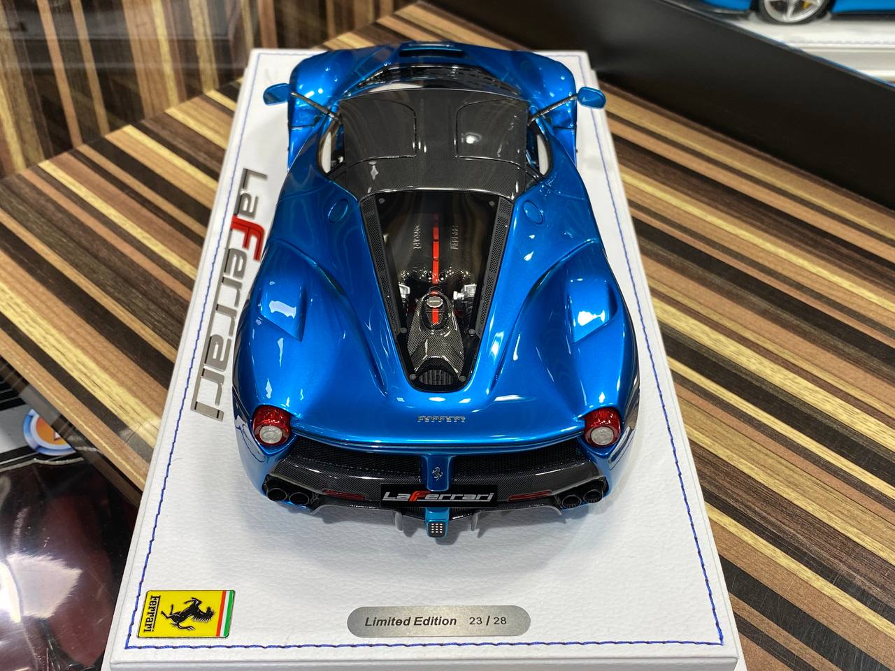 1/18 Diecast Ferrari LaFerrari Blue BBR Scale Model Car