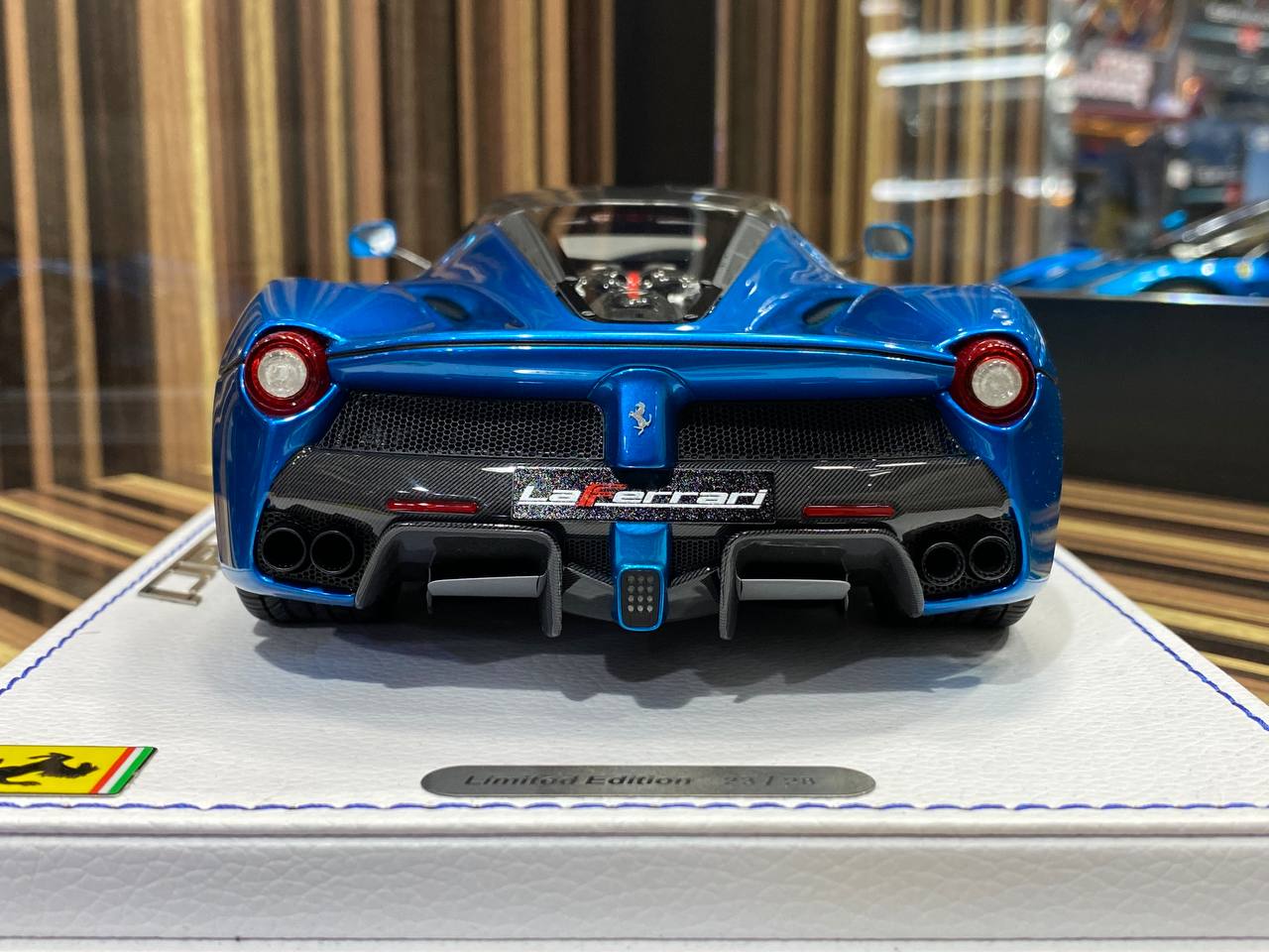 1/18 Diecast Ferrari LaFerrari Blue BBR Scale Model Car