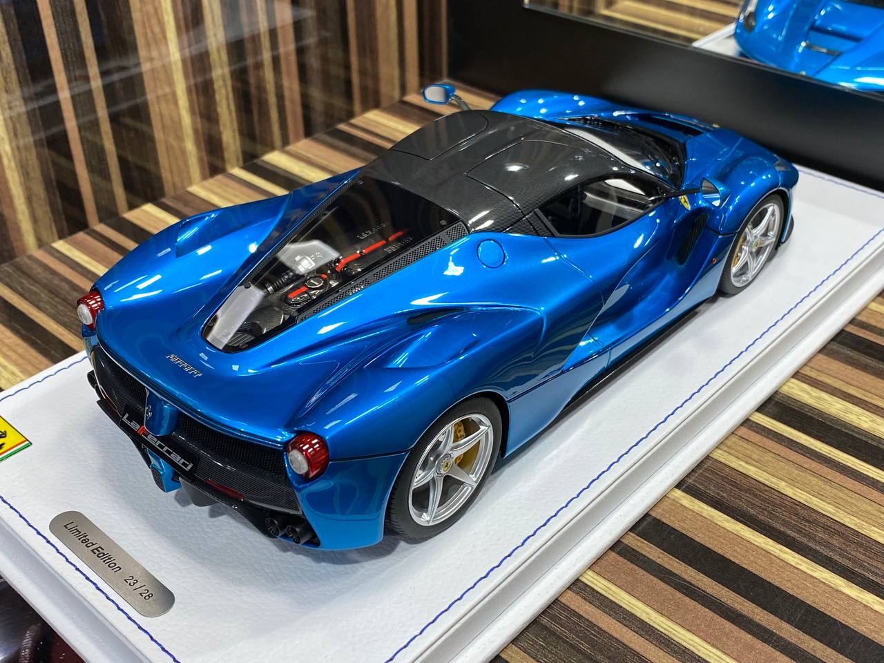 1/18 Diecast Ferrari LaFerrari Blue BBR Scale Model Car