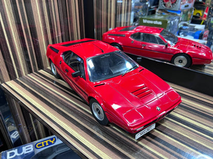 1/18 Resin BMW M1 E26 1978 Red Model Car by KK