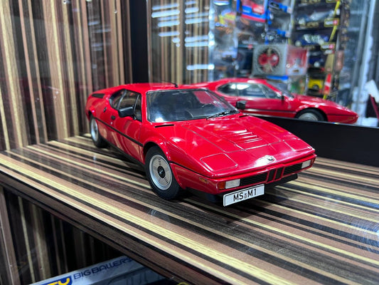 1/18 Resin BMW M1 E26 1978 Red Model Car by KK