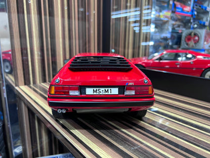 1/18 Resin BMW M1 E26 1978 Red Model Car by KK