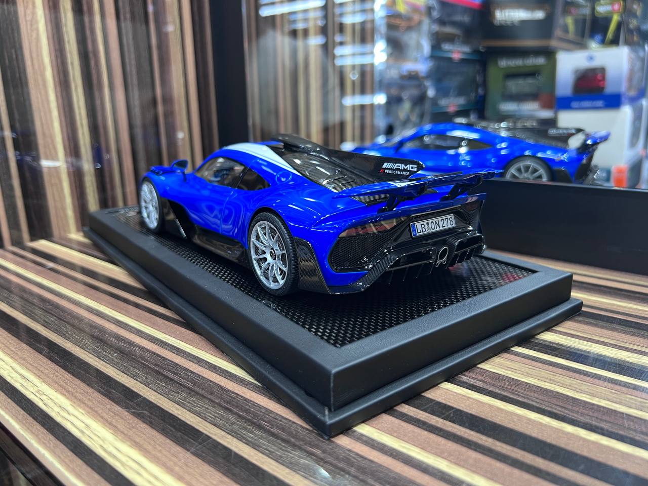 1/18 Resin Mercedes-Benz AMG ONE Blue Model Car by VIP Models