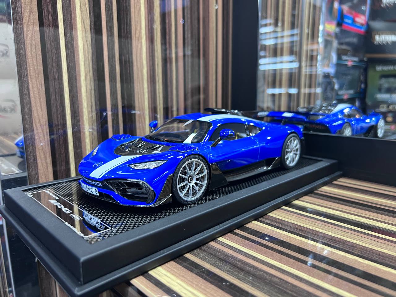 1/18 Resin Mercedes-Benz AMG ONE Blue Model Car by VIP Models