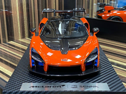 1/18 Resin McLaren Senna Orange by Technomodel