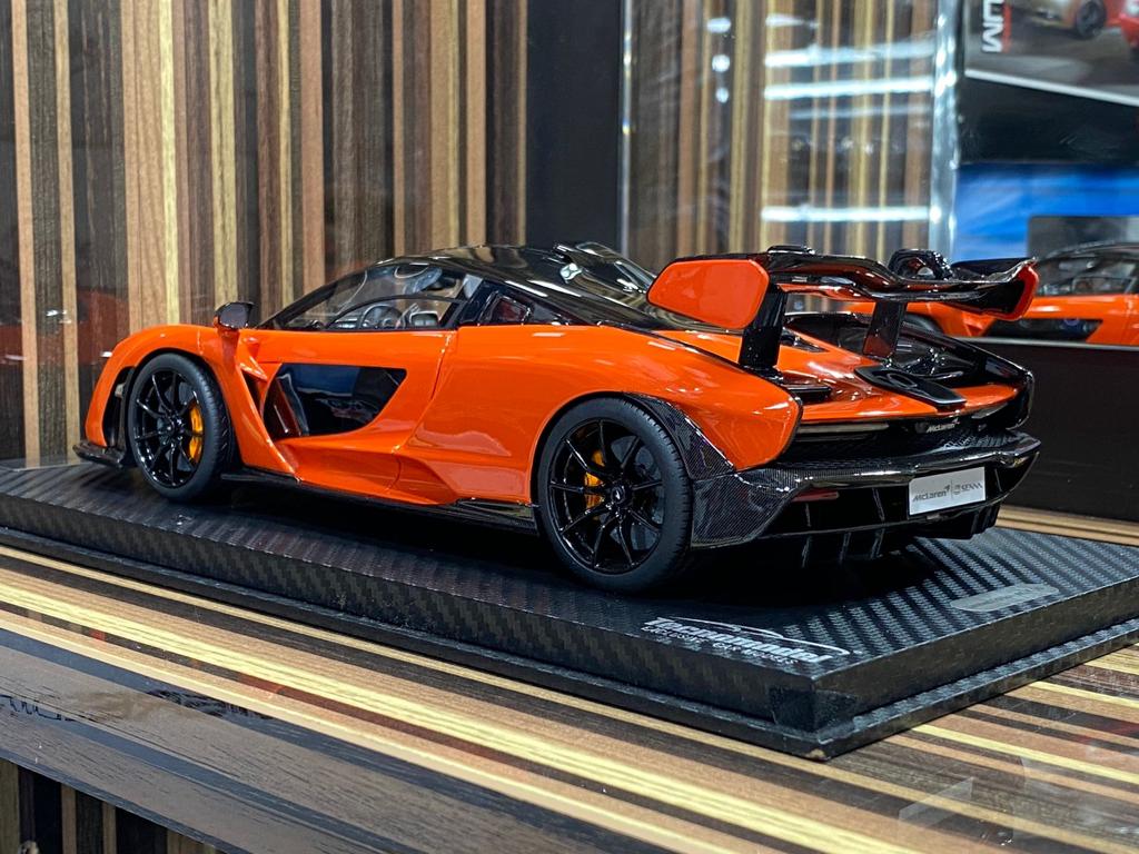 1/18 Resin McLaren Senna Orange by Technomodel