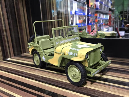 1/18 Diecast Jeep Military Camo Model car by Otto